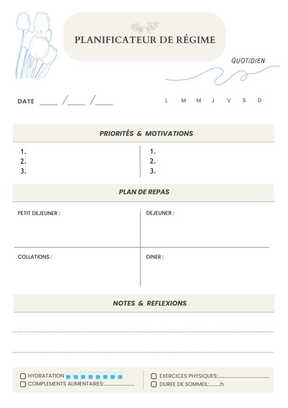 Diet Planner PDF - Daily